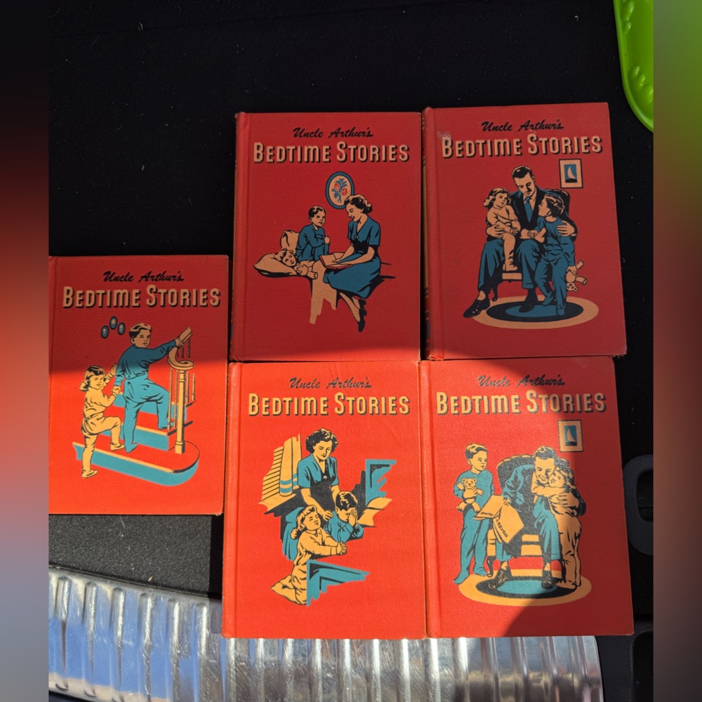Vintage Bedtime Stories Books Set